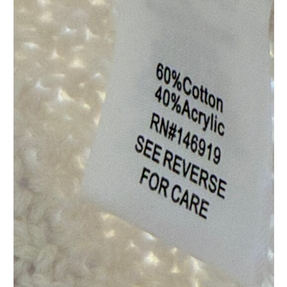 Freshman 1996 Scalloped Hem Cardigan Sz XS Oversized Cream Preppy Twee Coquette - Picture 6 of 6